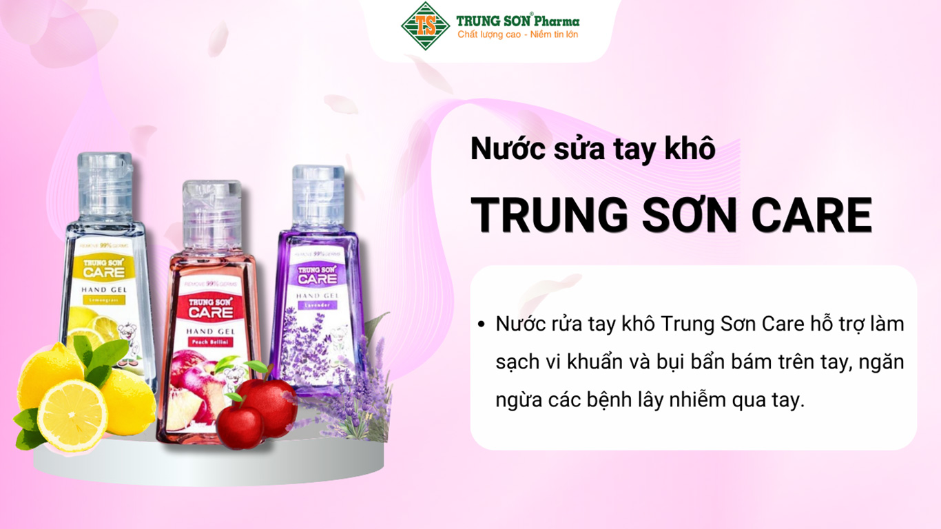 Nước rửa tay khô Trung Sơn Care