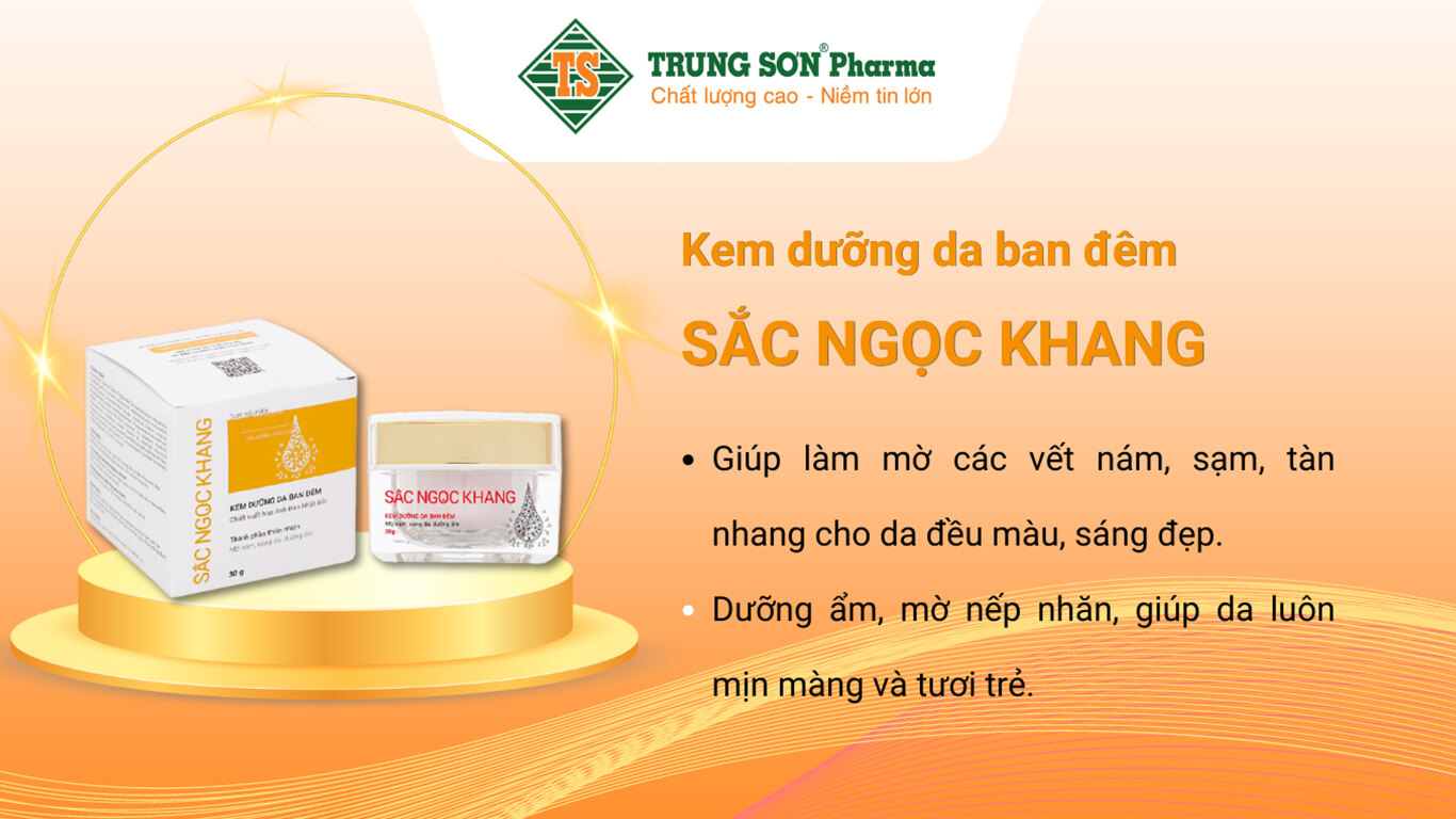 kem dưỡng da ban đêm Sắc Ngọc Khang