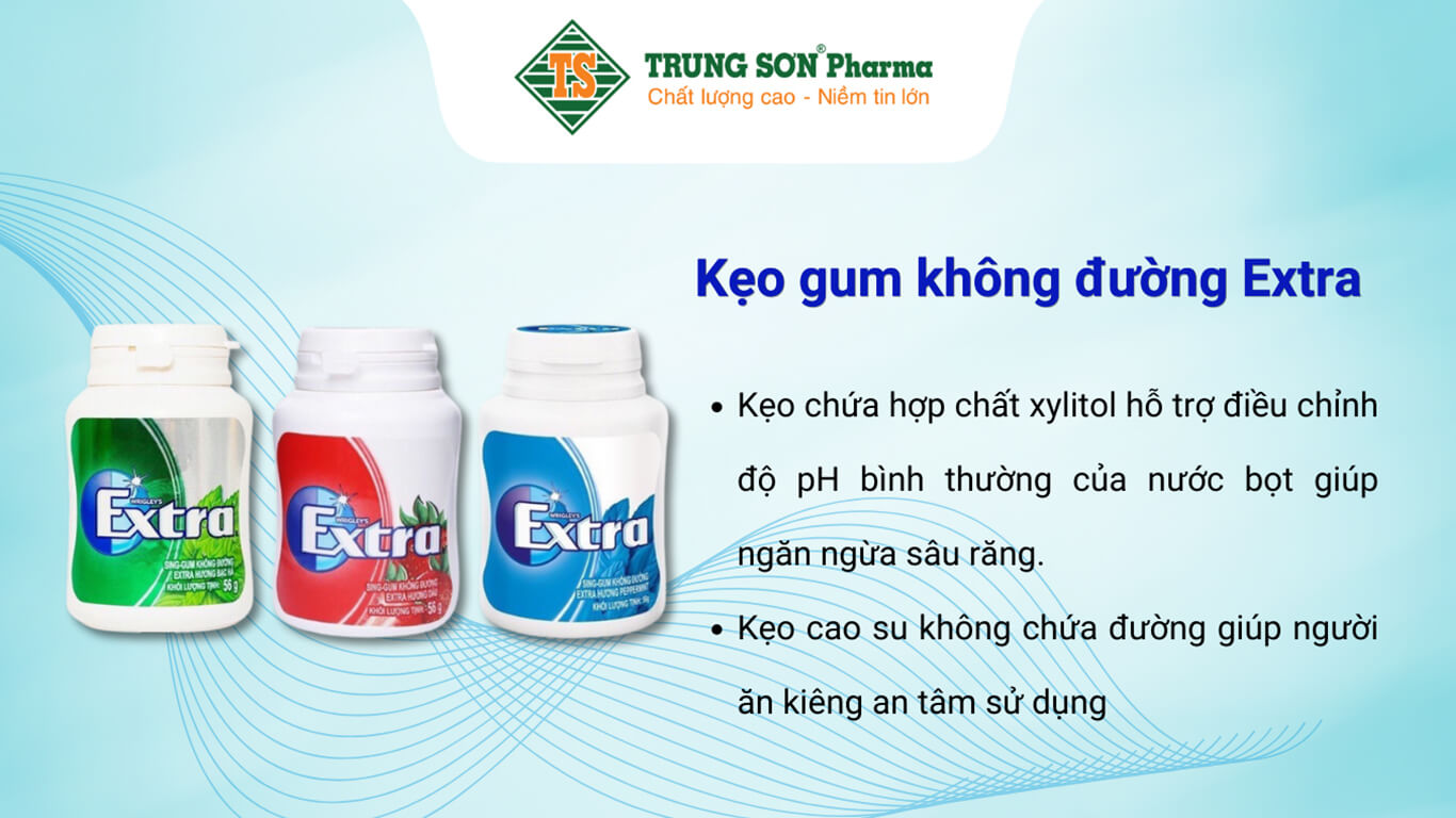 Kẹo gum không đường Extra 