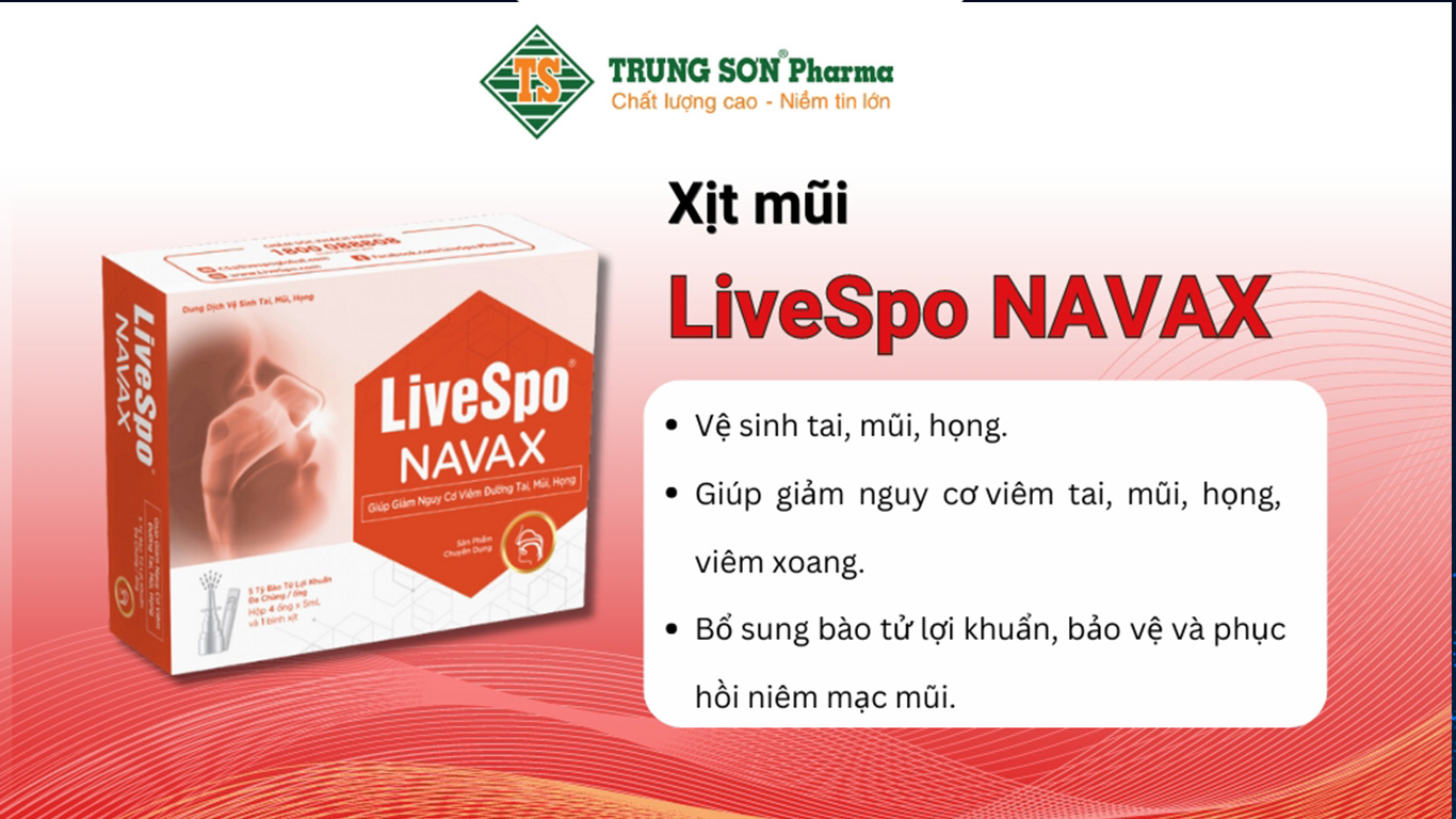 Xịt mũi LiveSpo NAVAX