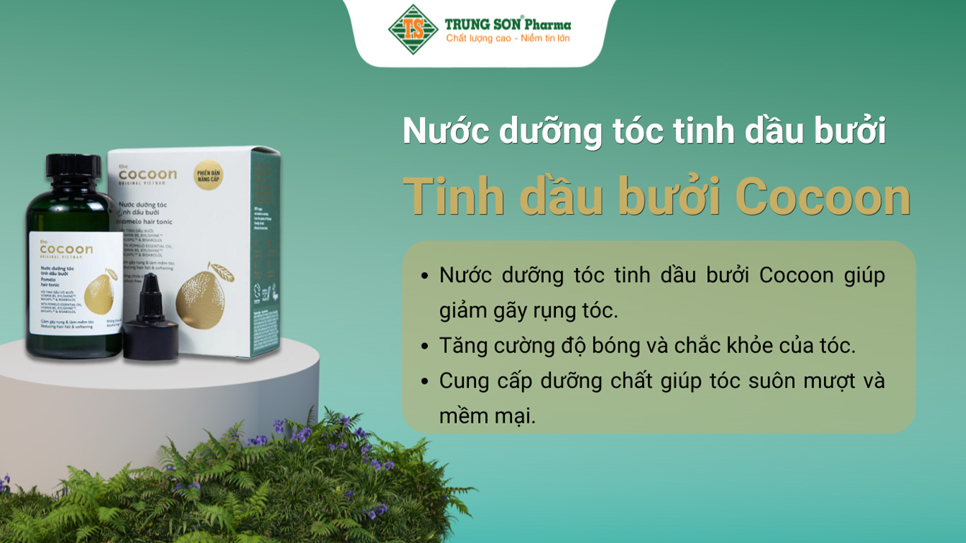 Nước dưỡng tóc tinh dầu bưởi Cocoon