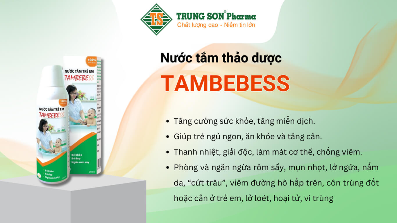 Nước tắm thảo dược Tambebess