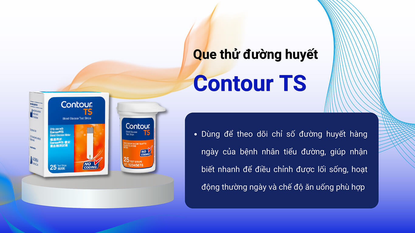 que thử đường huyết contour TS