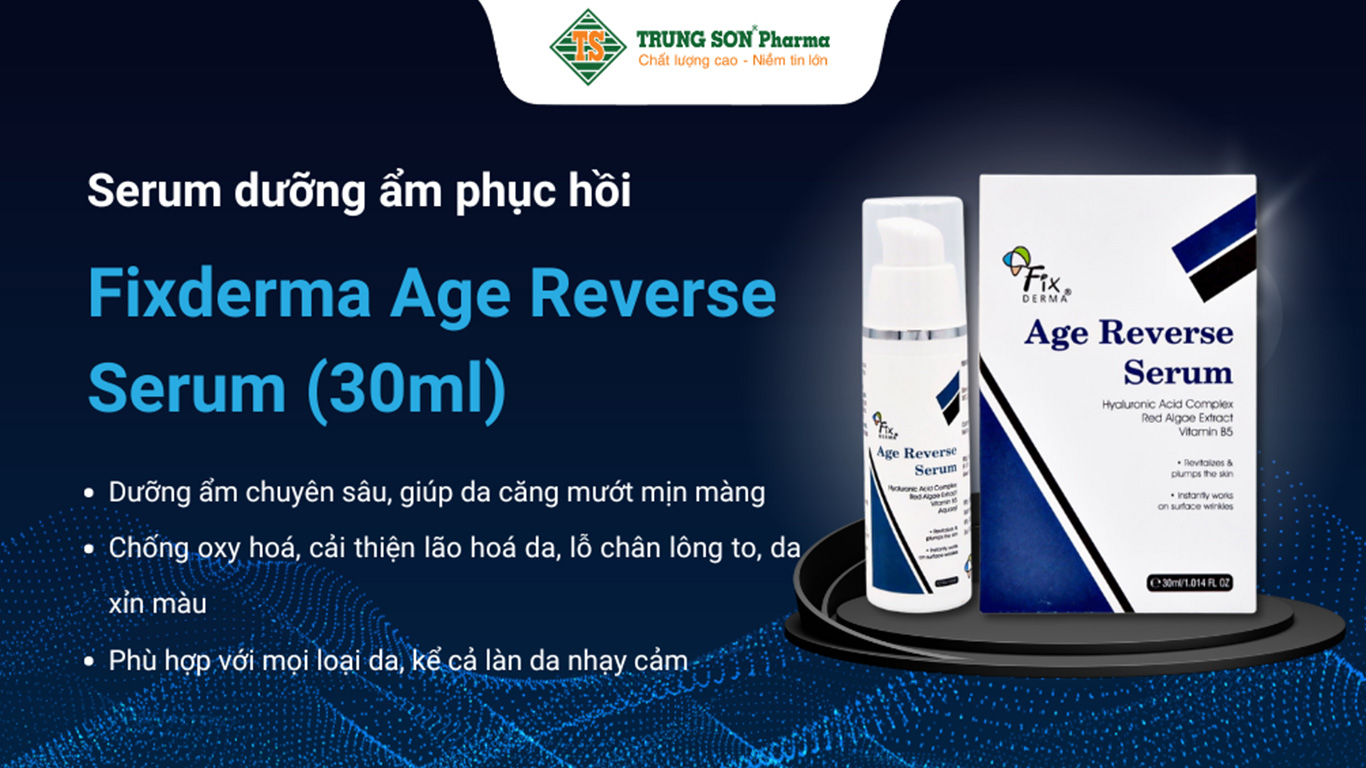 Serum giảm nếp nhăn Fixderma Age Reverse Serum (30ml)