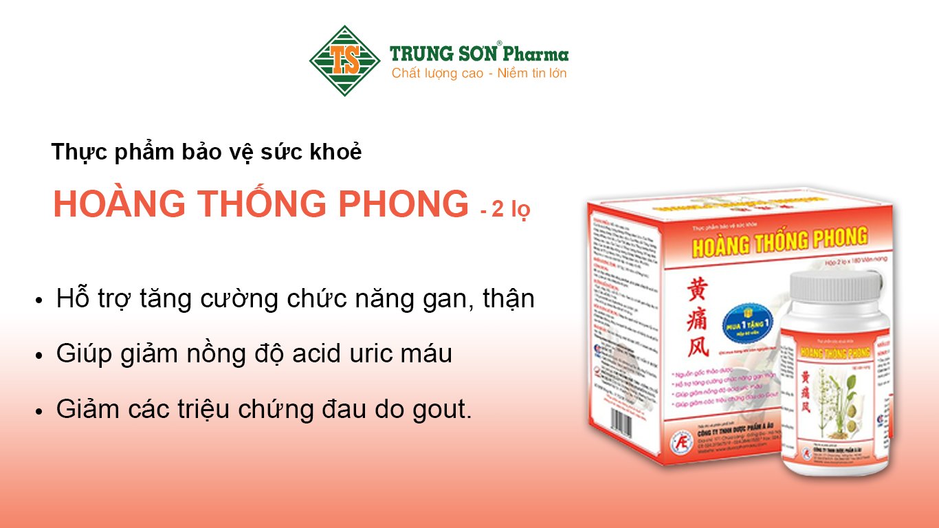 Hoàng Thống Phong có tác dụng cắt nhanh cơn đau cấp tính ở khớp bệnh, giúp bồi bổ gan và thận, giúp người bệnh phòng tránh bệnh gút trong thời gian dài.