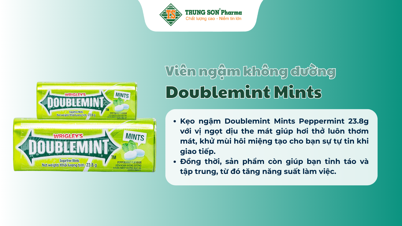 vien-ngam-khong-duong-doublemint-mints-huong-bac-ha-giup-hoi-tho-thom-mat-va-khu-mui-hoi-mieng-23-8g