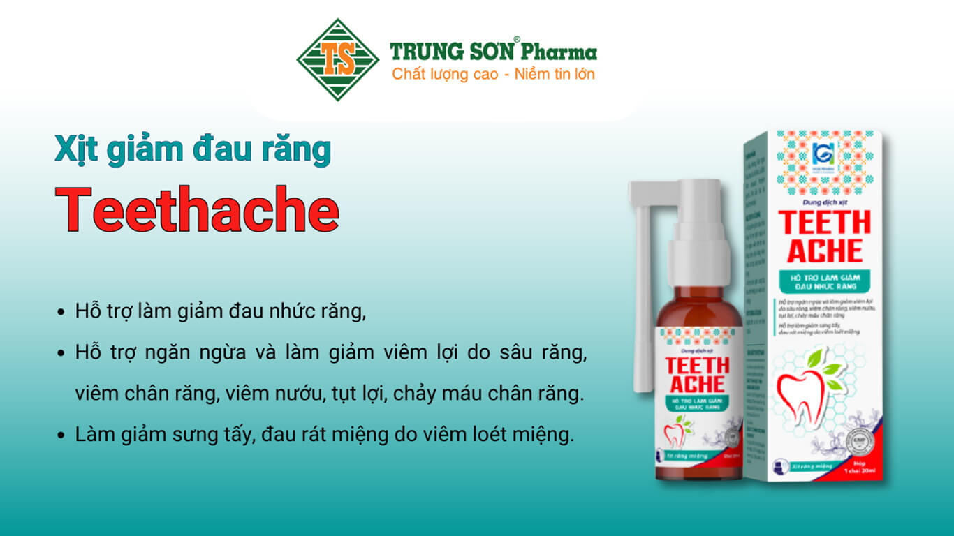 Xịt giảm đau răng Teethache