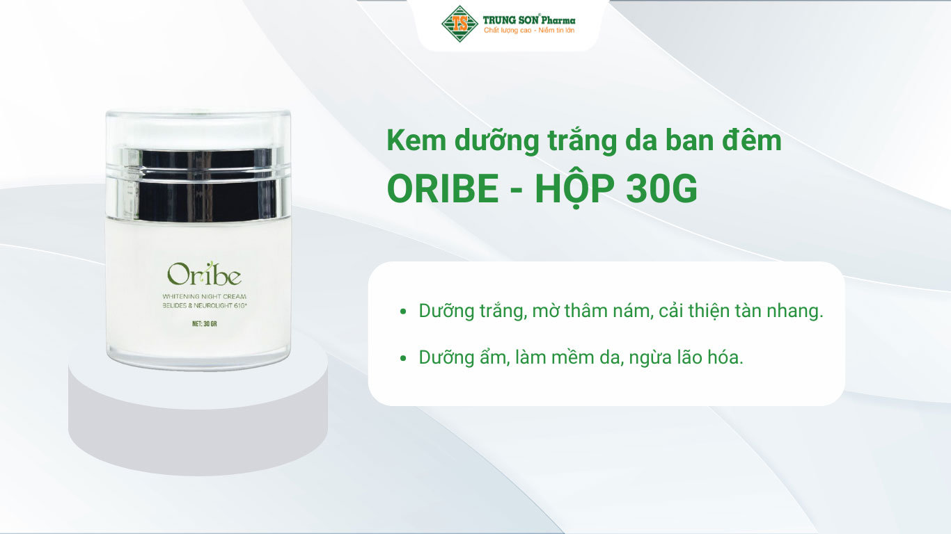 Kem dưỡng trắng da ban đêm Oribe dưỡng ẩm, mờ thâm