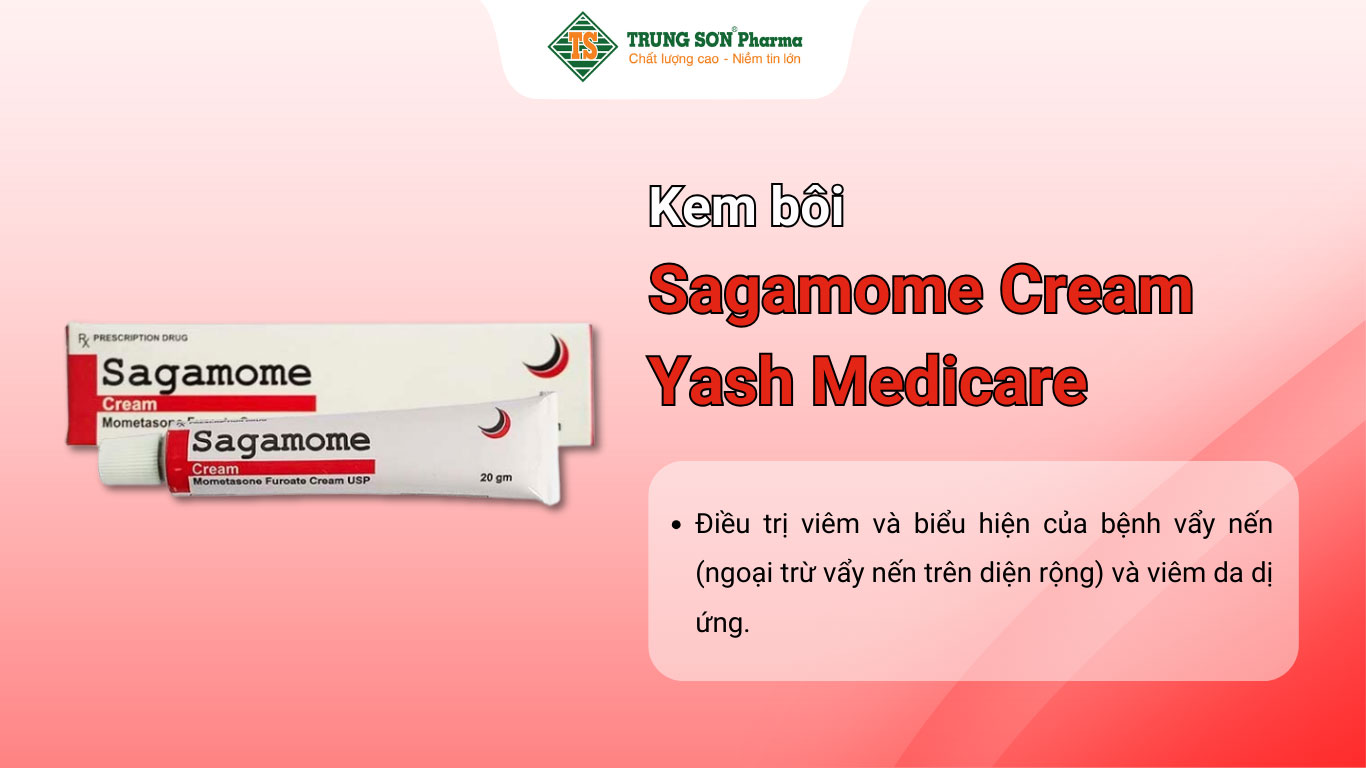 Kem bôi Sagamome Cream Yash Medicare điều trị vẩy nến, viêm da dị ứng