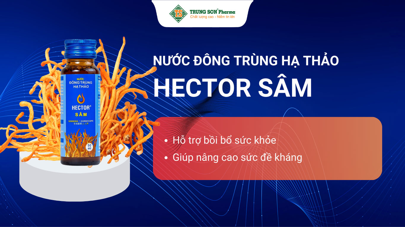 Nước đông trùng hạ thảo Hector Sâm