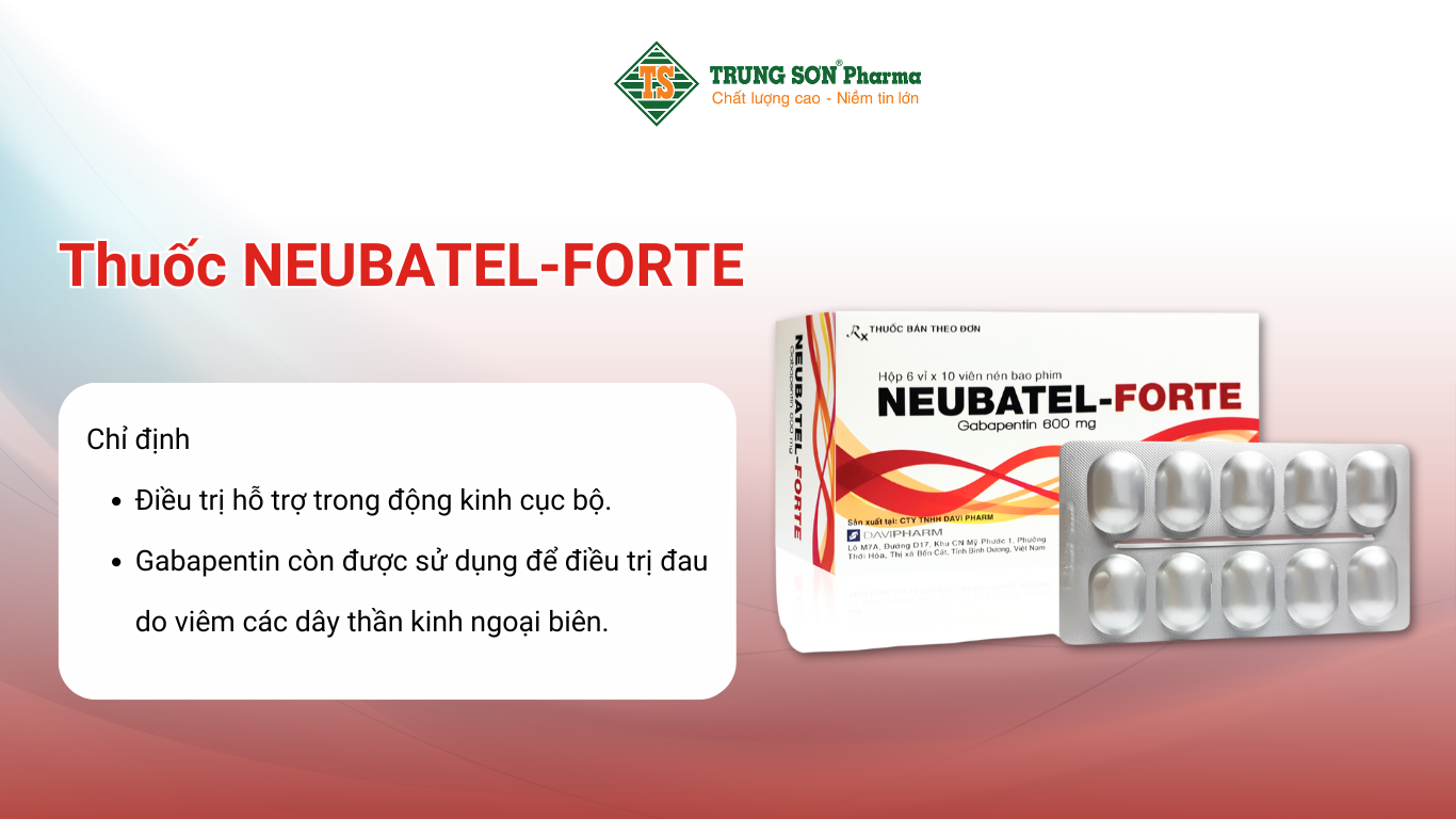 Thuốc NEUBATEL-FORTE điều trị bệnh động kinh