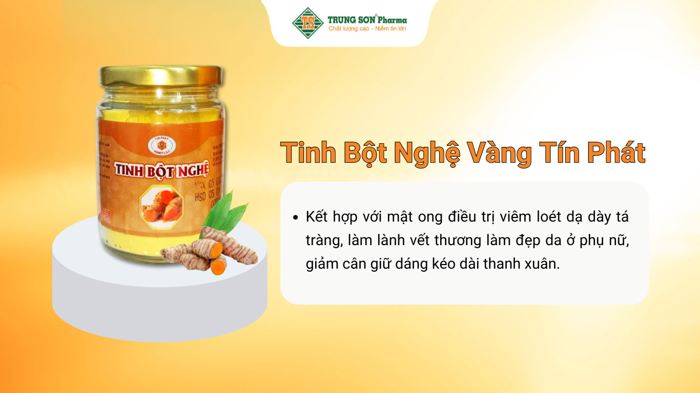 Tinh Bột Nghệ Vàng Tín Phát Nguyên Chất 100%