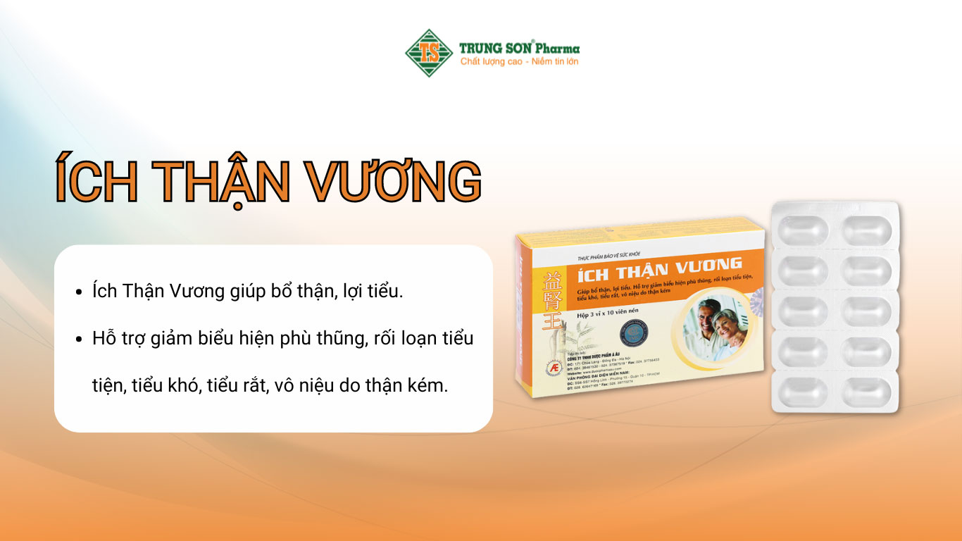 Viên uống Ích Thận Vương Á Âu bổ thận, lợi tiểu 