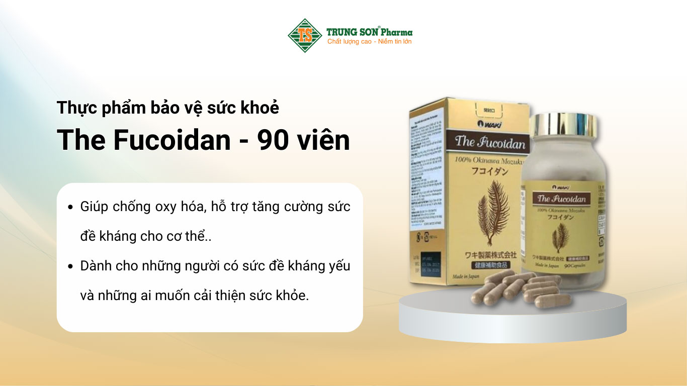 The Fucoidan Waki giúp tăng cường, hỗ trợ nâng cao miễn dịch cho cơ thể