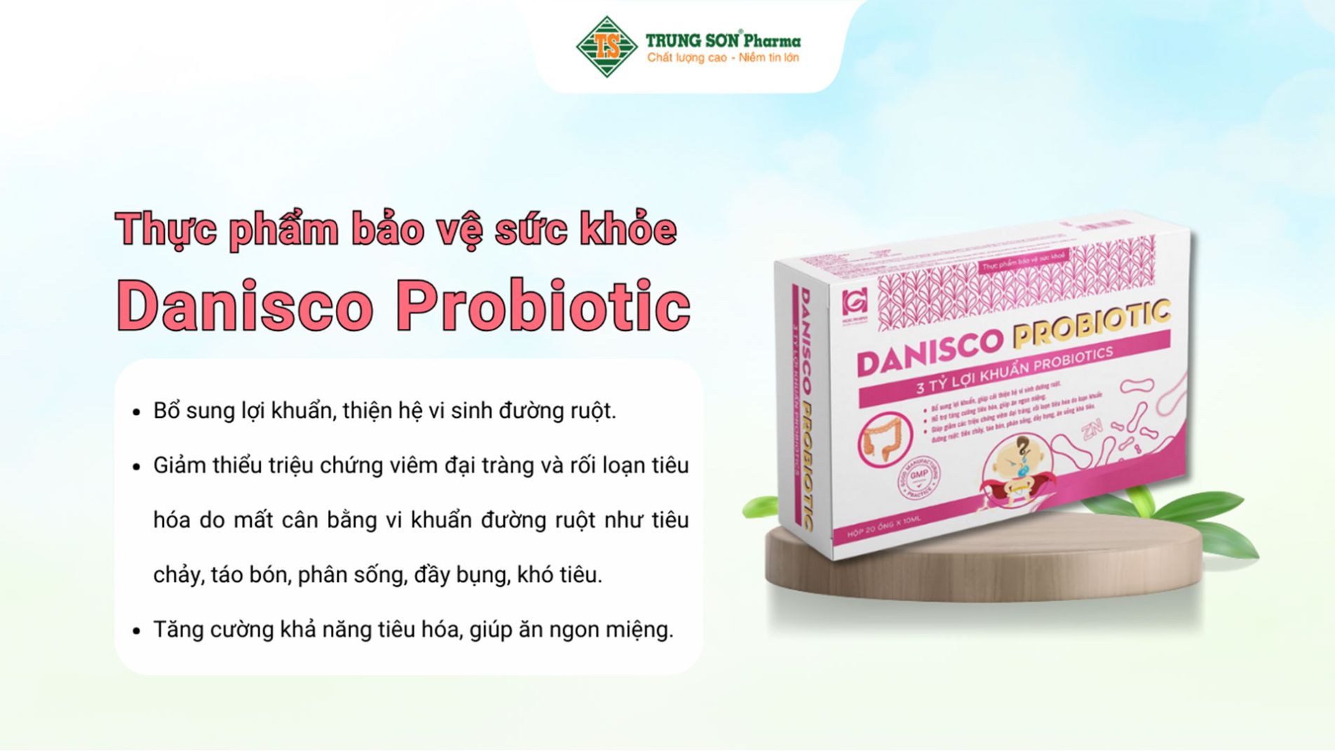 Danisco Probiotic cân bằng hệ vi sinh đường ruột