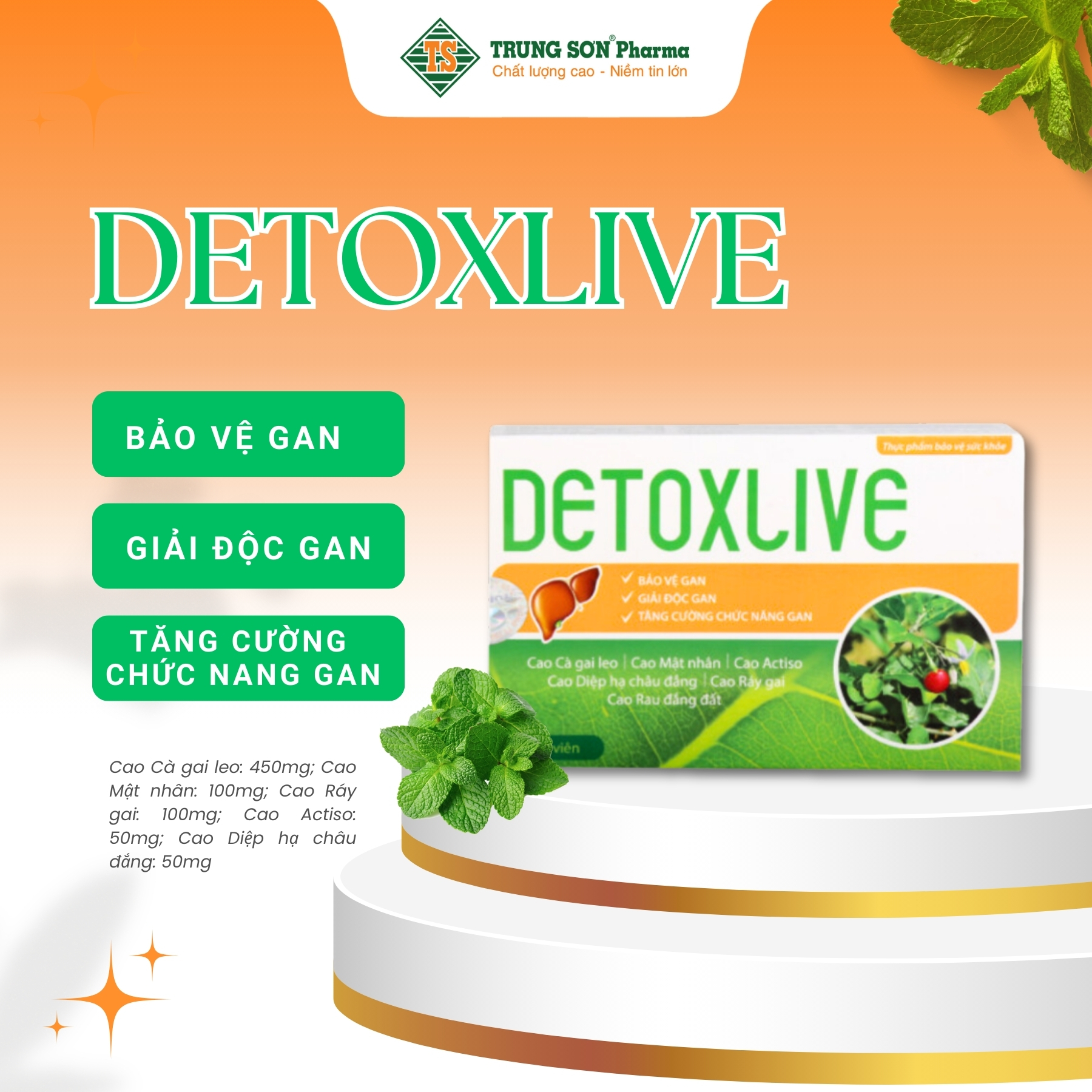 Detoxlive Tuệ Linh giải độc gan