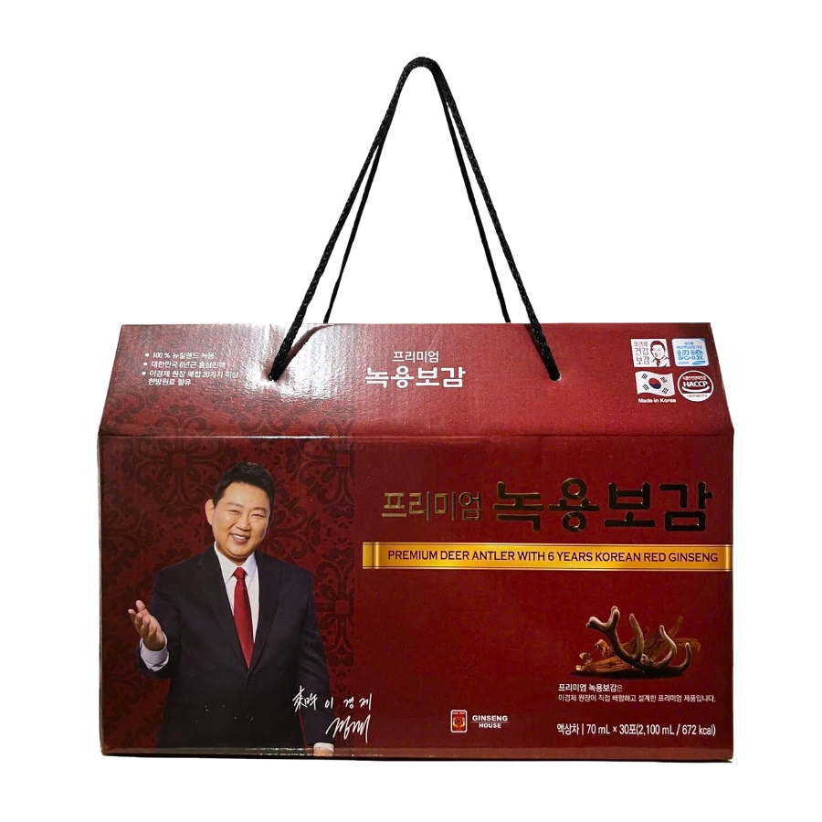 Nước uống bổ dưỡng Premium Deer Antler With 6 Years Korean Red Ginseng