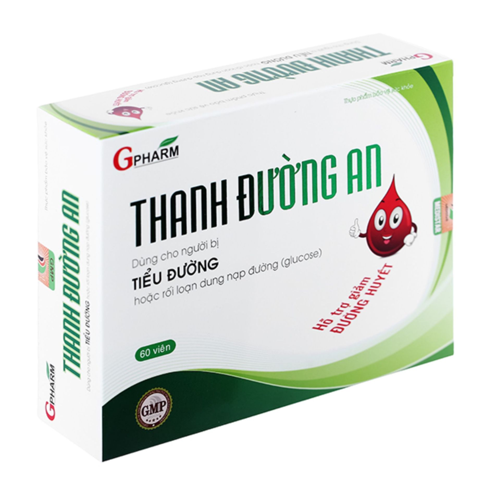 Thanh Đường An – Hỗ trợ giảm đường huyết hiệu quả (Hộp 60 Viên)