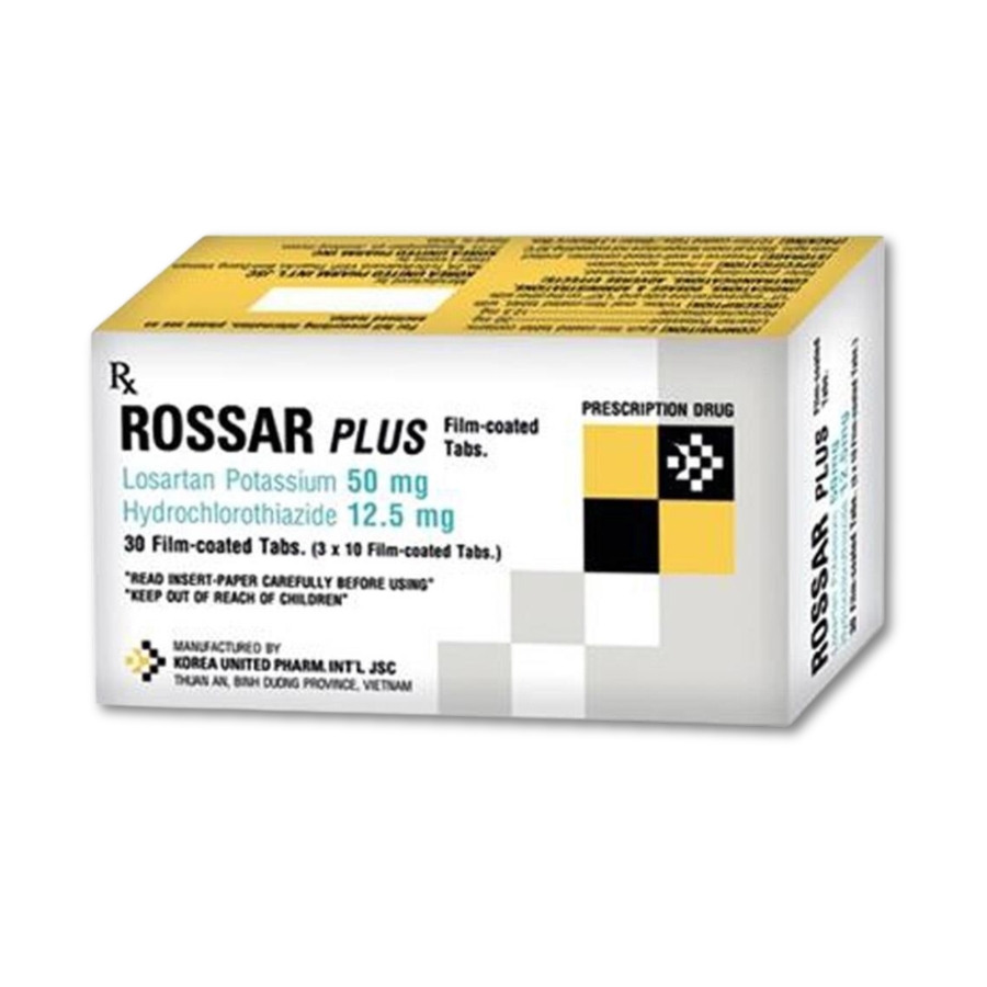 Thuốc Rossar Plus điều trị tăng huyết áp