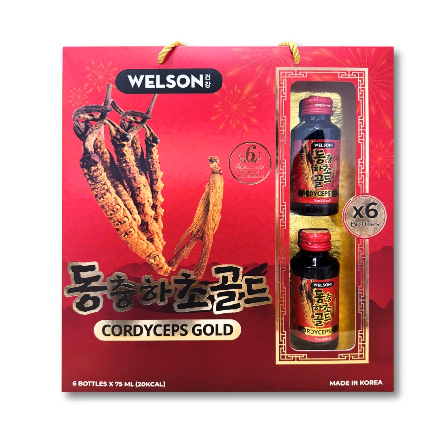 Hồng sâm đông trùng hạ thảo Welson Cordyceps Gold 75ml