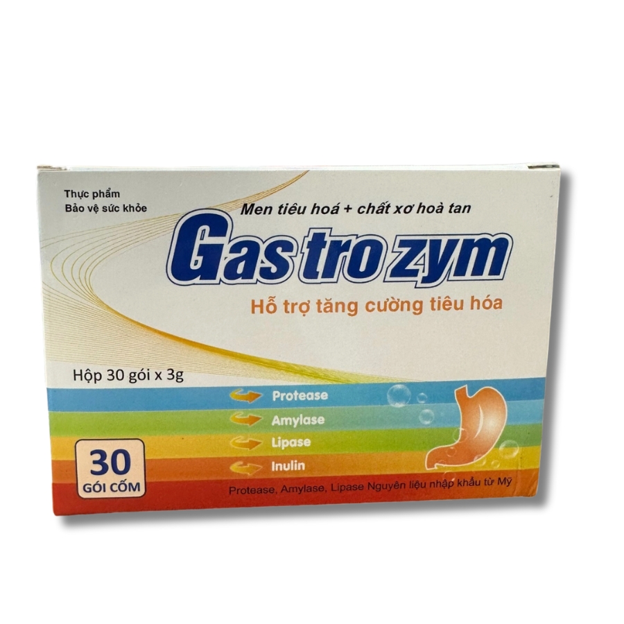 Cốm Gastrozym Tăng cường chức năng tiêu hoá (Hộp x 30 gói)