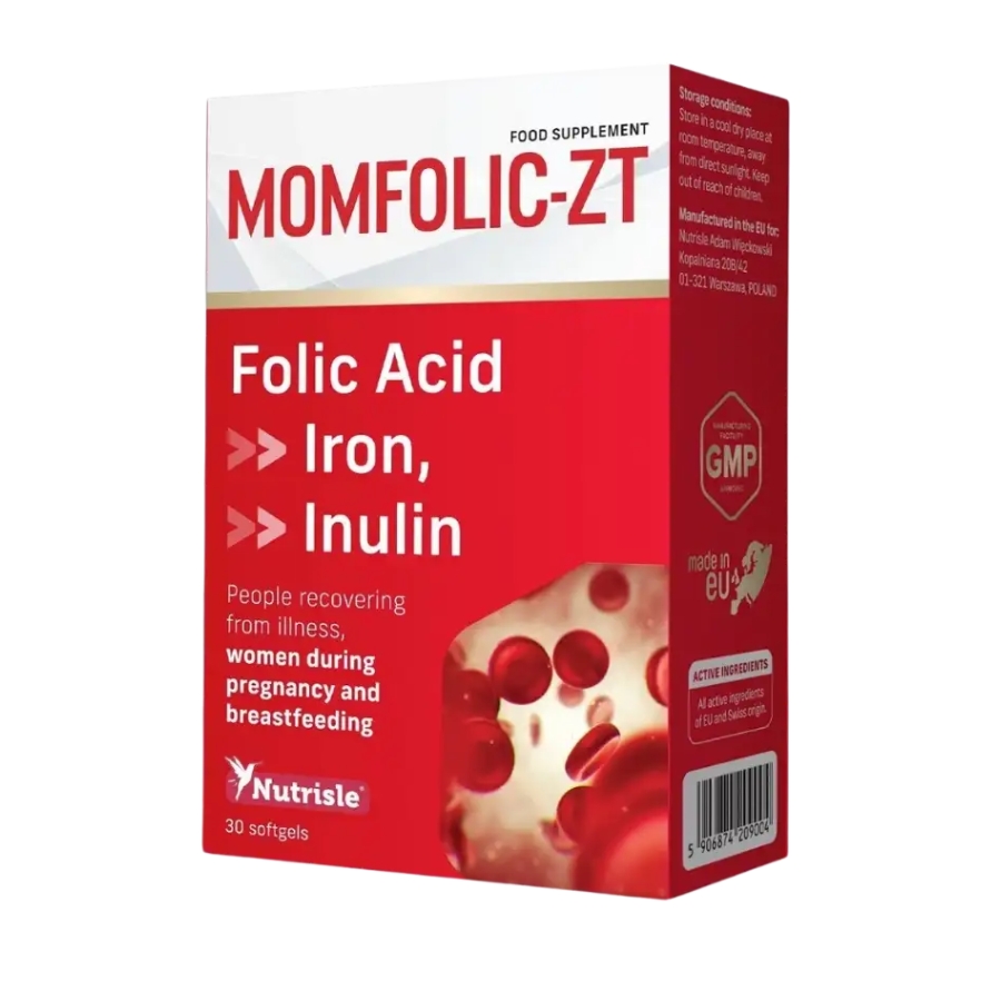 MomFolic-ZT bổ sung Sắt và Acid Folic cho phụ nữ mang thai