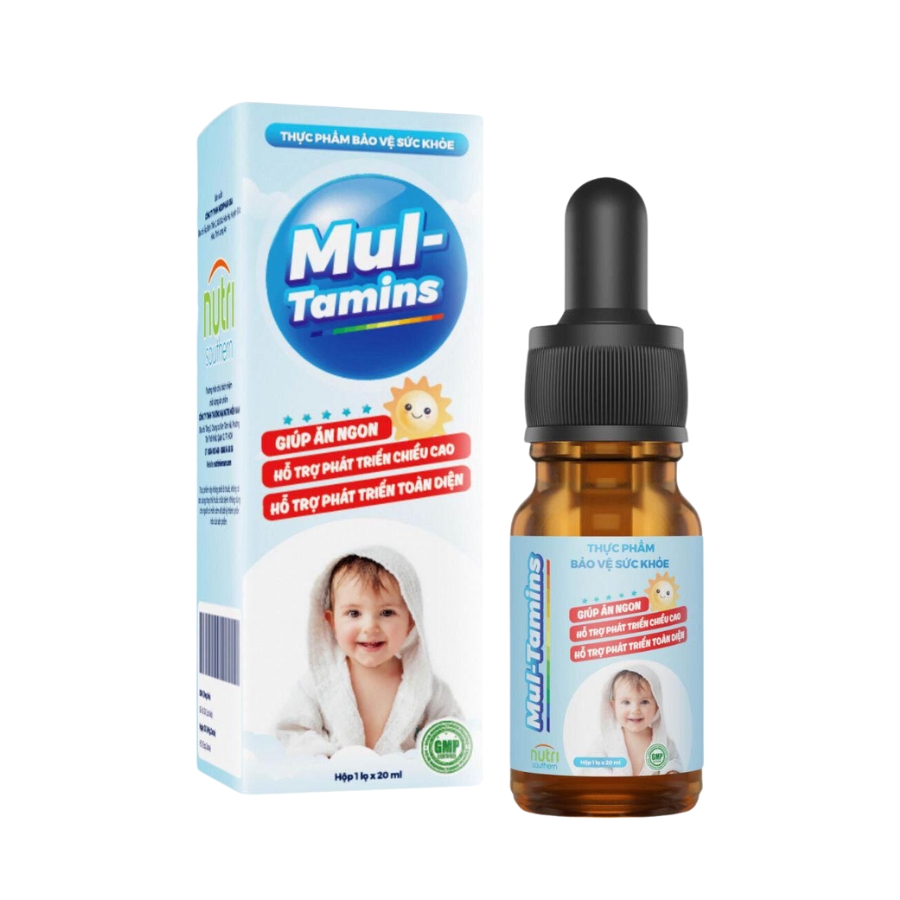 Mul Tamins 20ml bổ sung vitamin và khoáng chất cần thiết cho cơ thể