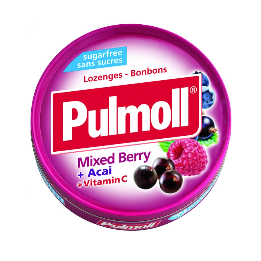 Kẹo ngậm Pulmoll Mixed Berry+C hỗ trợ giảm ho