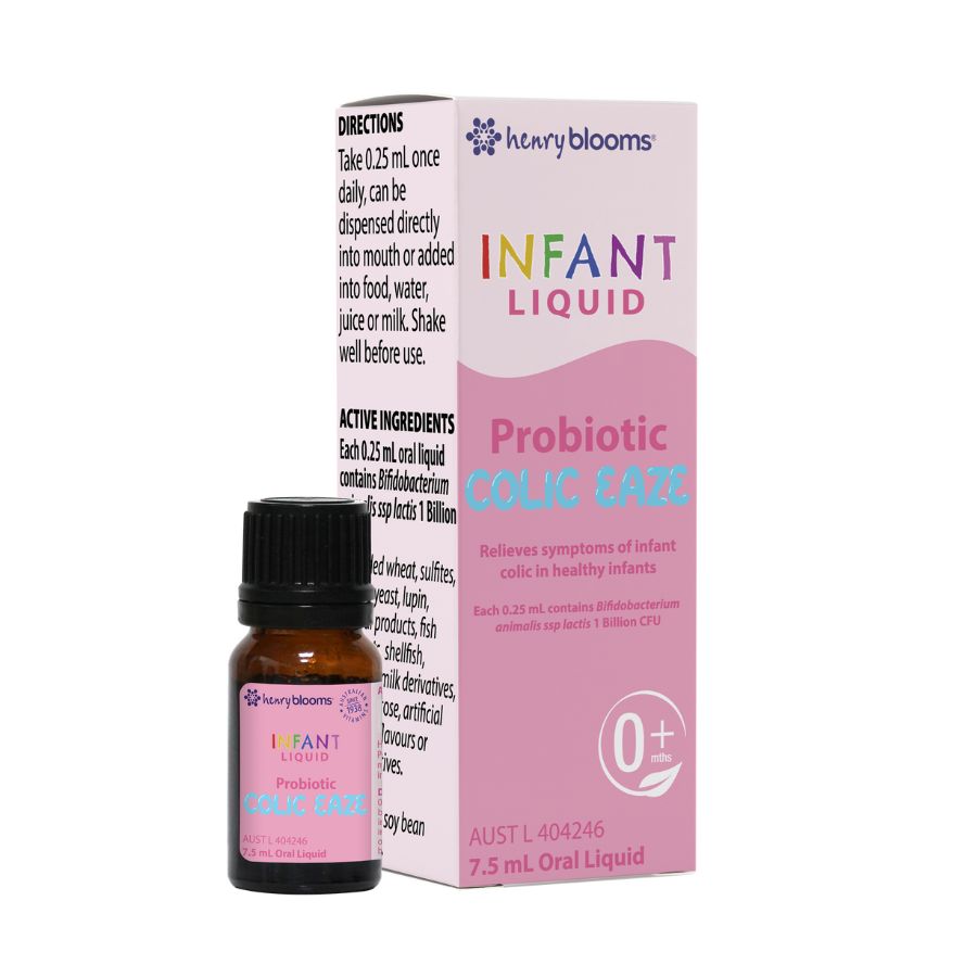 Thực phẩm bảo vệ sức khoẻ Henry Blooms Infant Liquid Probiotic Colic Eaze2