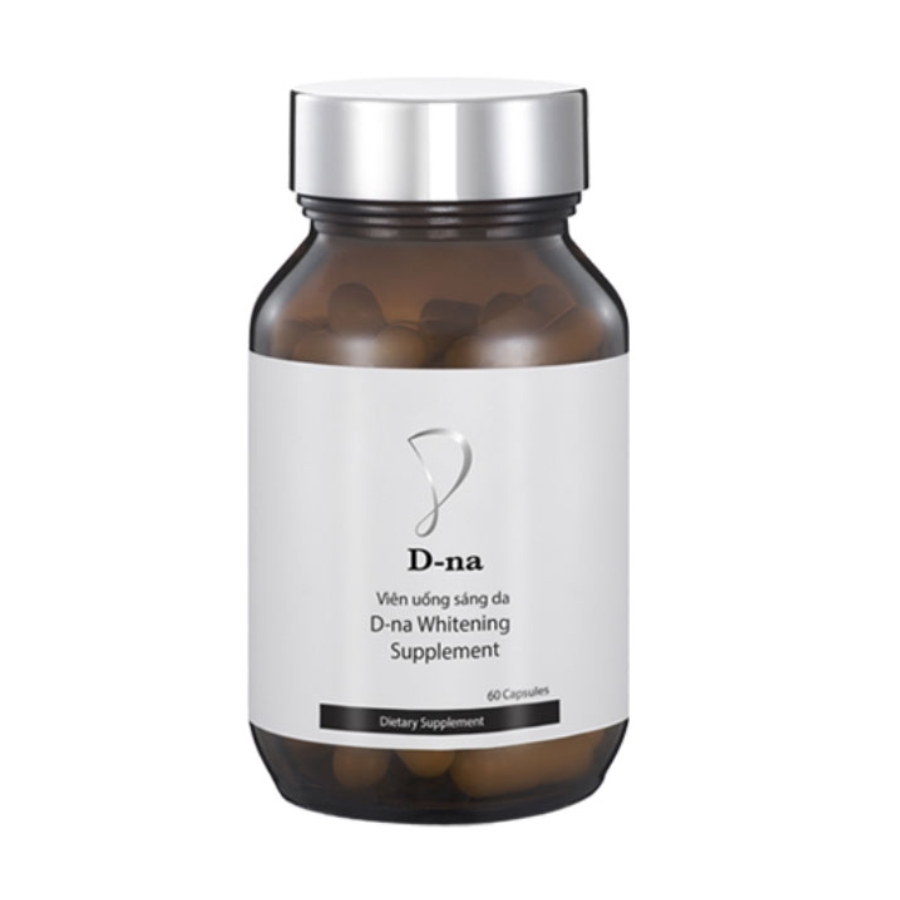 Viên uống Glutathione D-na dưỡng trắng da, mờ nám và tàn nhang (Hộp 60 viên)