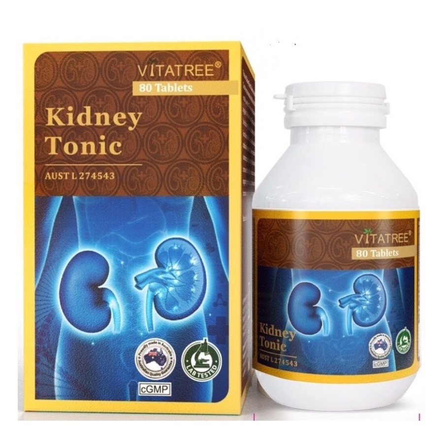 Viên uống Vitatree Kidney Tonic hỗ trợ bổ thận và tăng cường chức năng thận (80 viên)