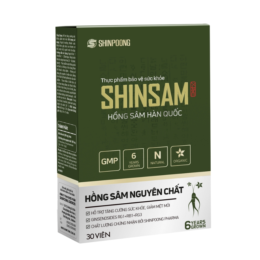 Hồng Sâm Hàn Quốc Shinsam