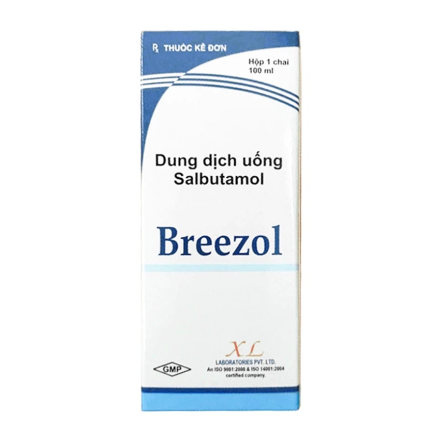 Thuốc Breezol ngăn ngừa và điều trị chứng co thắt phế quản (100ml)