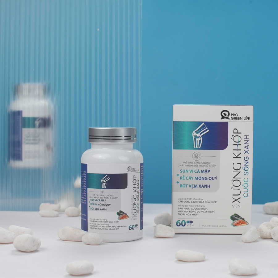 Thực phẩm bảo vệ sức khỏe Viên xương khớp Cuộc Sống Xanh (Hộp 60 viên)