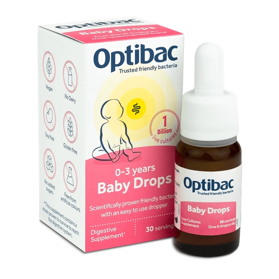 Thực phẩm bảo vệ sức khoẻ Optibac Baby Drops (Hộp 01 lọ 10ml)