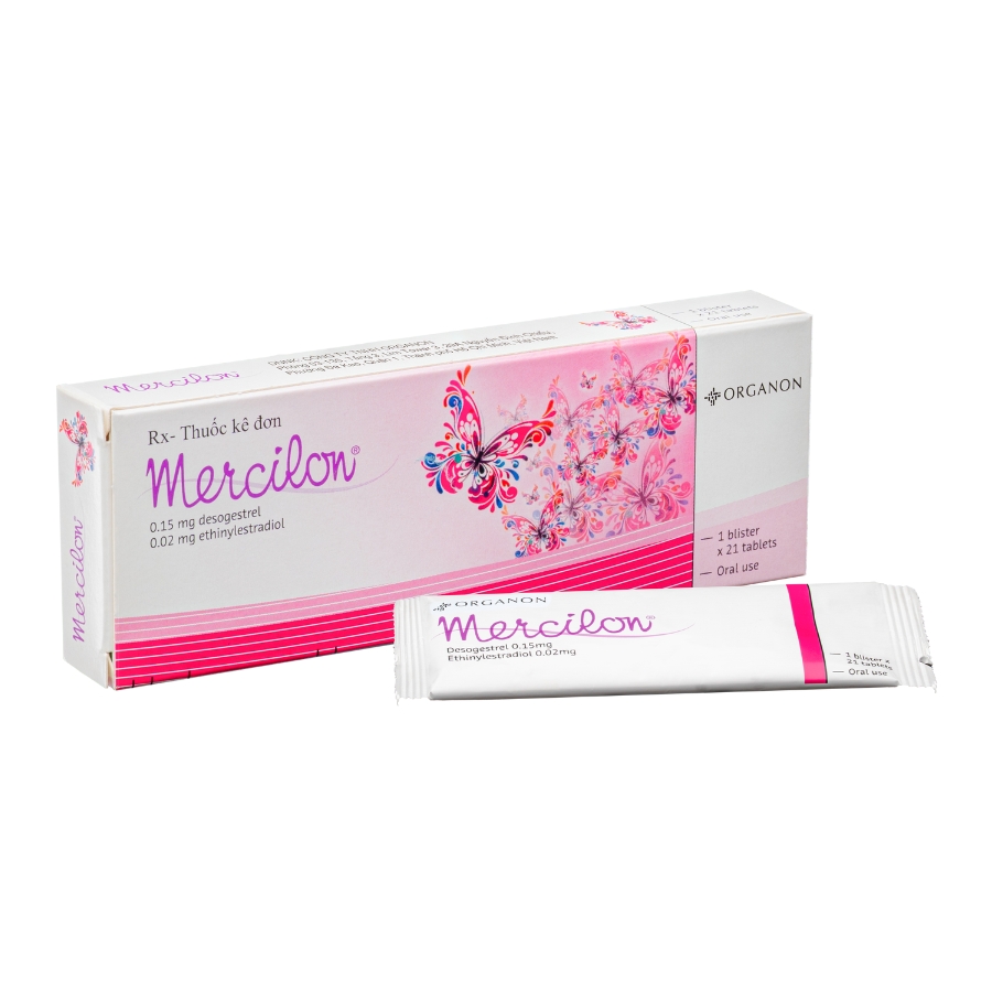 Thuốc tránh thai hàng ngày Mercilon (1 vỉ x 21 viên) Thuốc tránh thai hàng ngày Mercilon (1 vỉ x 21 viên) 