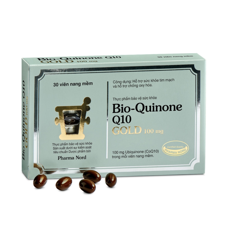 Viên uống Bio-Quinone Q10 Gold 100 mg hỗ trợ sức khoẻ tim mạch (Hộp 30 viên)