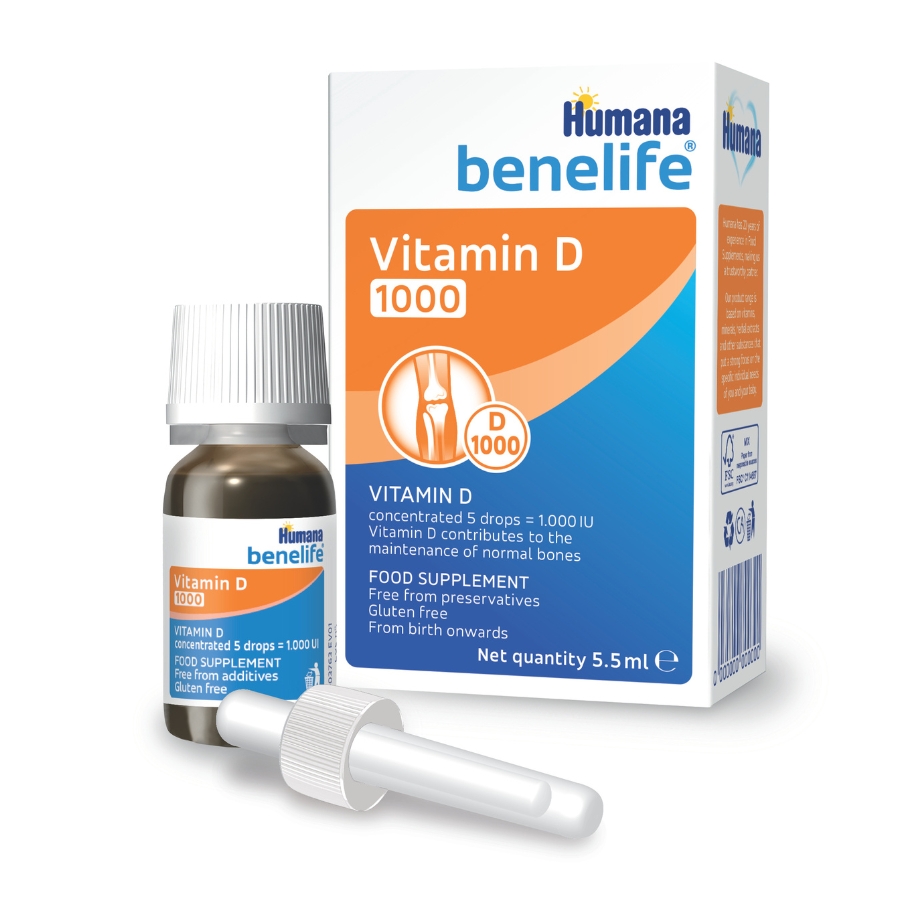 Thực phẩm bảo vệ sức khỏe Humana Benelife Vitamin D 1000 (15ml)