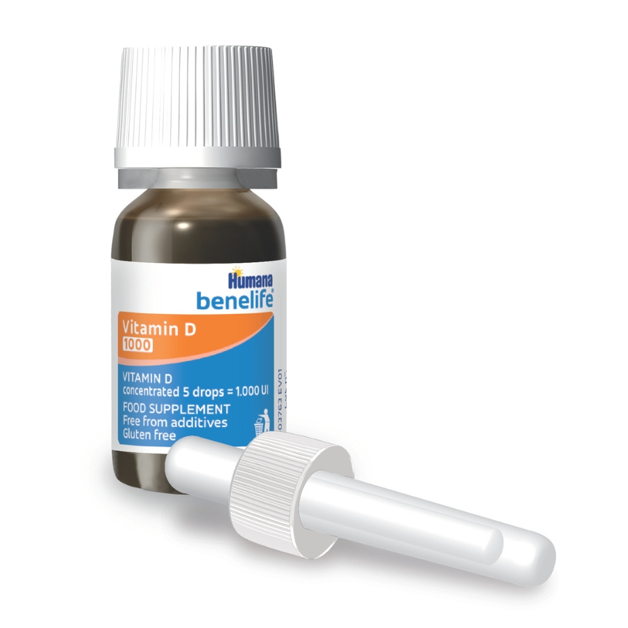 Humana Benelife Vitamin D 1000 bổ sung vitamin cho trẻ(15ml)