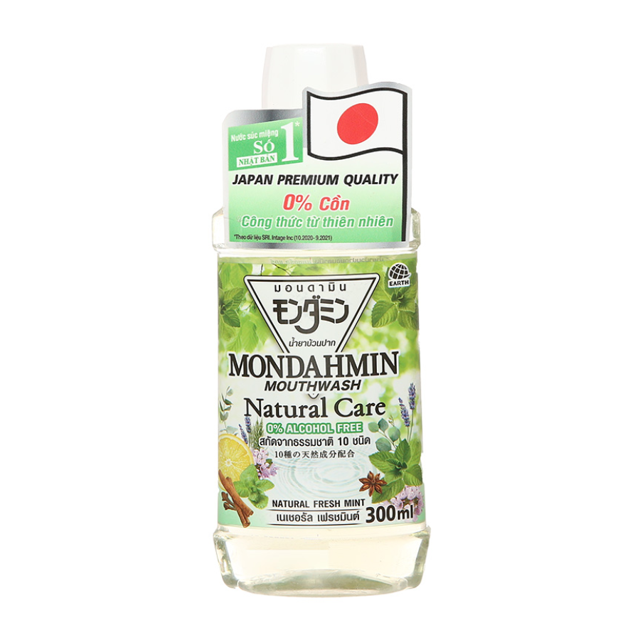 Nước súc miệng Mondahmin Natural Care 300ml