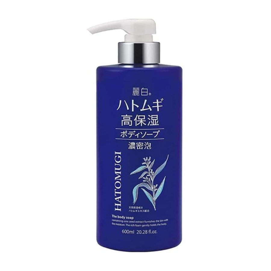 Sữa tắm Hatomugi Moisture Rich The Body Soap dưỡng ẩm sâu, hỗ trợ sáng da (600ml)