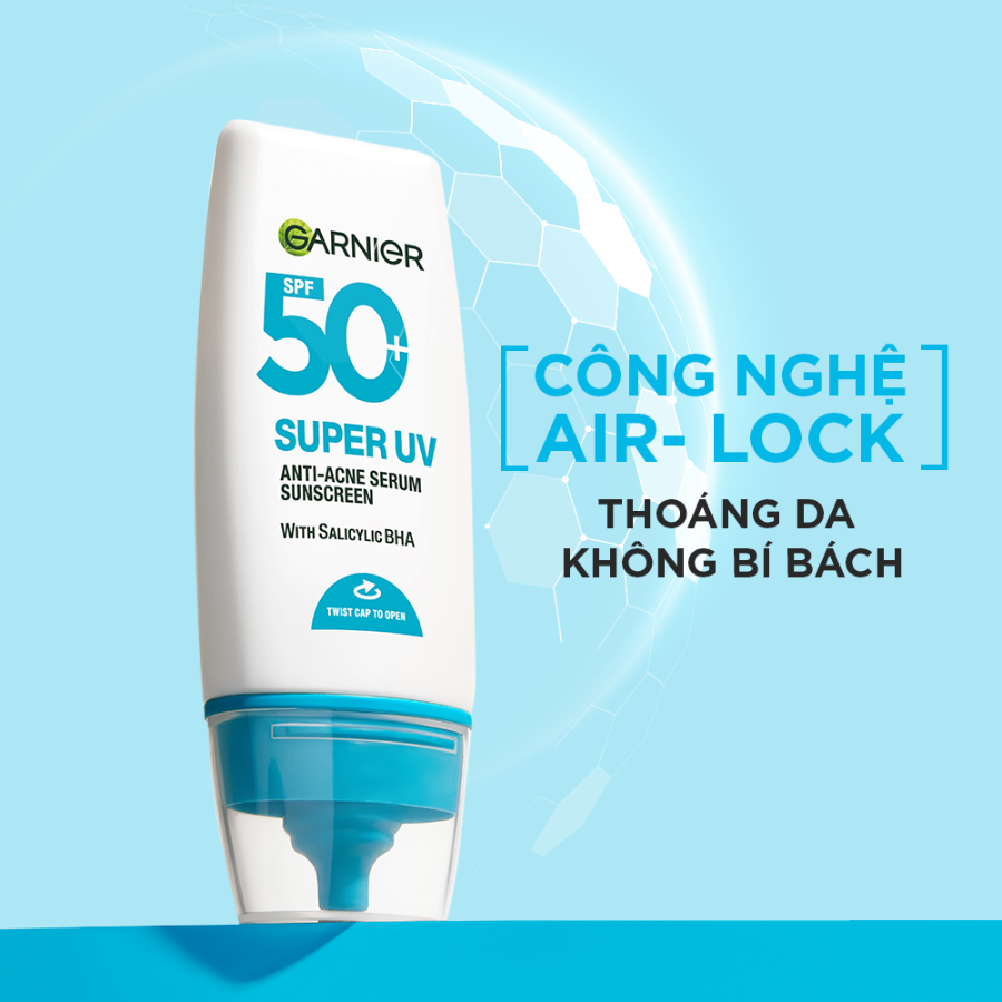 Kem chống nắng Garnier Super UV Anti-Acne 30ml