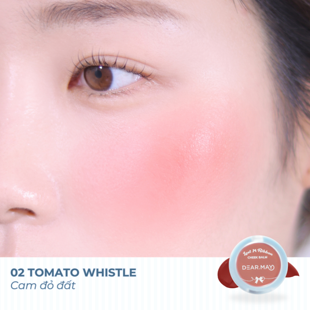 Má Kem Dearmay Lost Ribbon Cheek Balm Lr02 Tomato Whistle