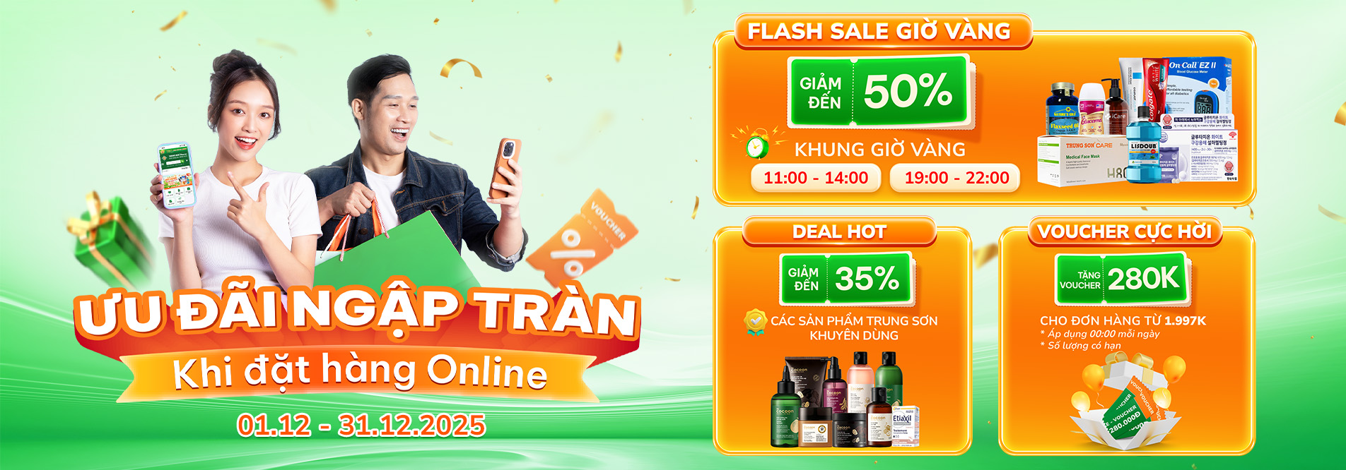 Sản phẩm flashsales giờ vàng