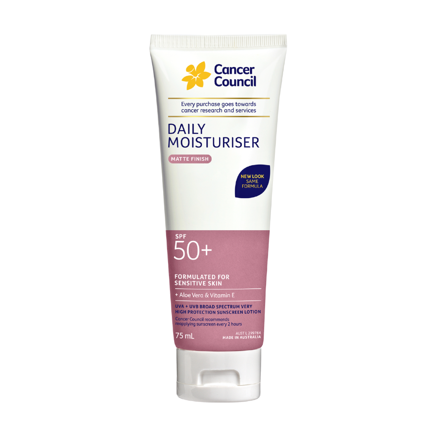 Cancer Council Daily Moisturiser SPF50+ Kem chống nắng dưỡng ẩm hàng ngày (75ml)
