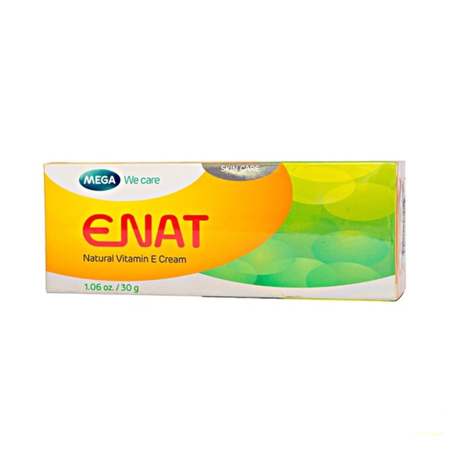 Kem Enat Natural Vitamin E Cream dưỡng ẩm, mờ vết nhăn (30g)