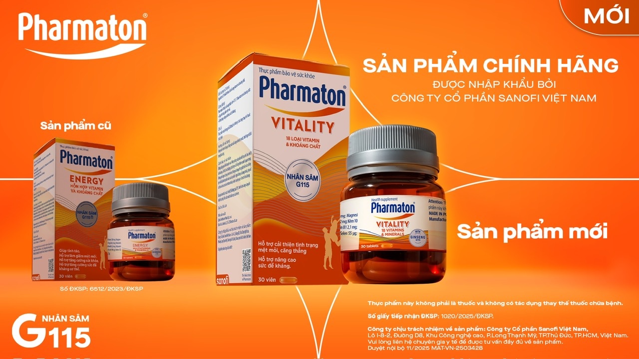 Thực phẩm bảo vệ sức khoẻ Pharmaton Vitality (Hộp 30 viên)